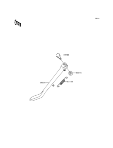 VN1500 Подножка