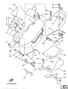 YP250 Сиденье