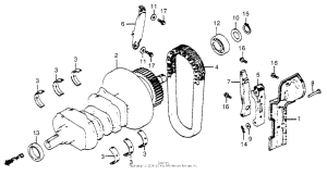 GL1100I Коленвал