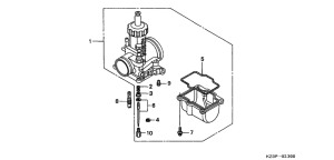CR250R Карбюратор опционально kit