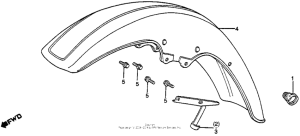 GL500I Переднее крыло