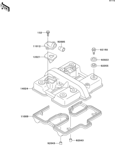 EX500 Крышка головки цилиндров