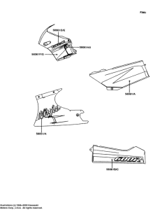 ZX600 Наклейки