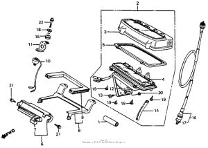 XR350R Speedometer 85