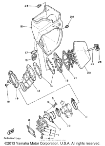 YZ125T Воздушный фильтр