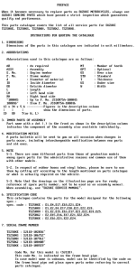 TS250 Catalog preface