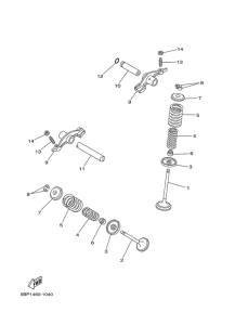 YBR250 Клапана