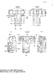 KZ750 Crankcase bolt & stud pattern