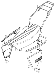 SP370 Seat - frame cover