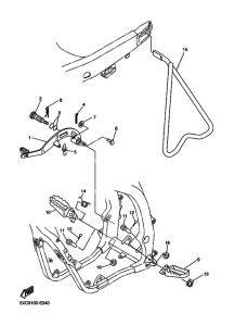  Support & repose pied
