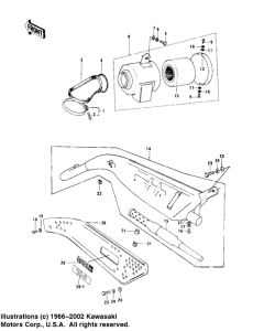 KD100 Air cleaner / muffler
