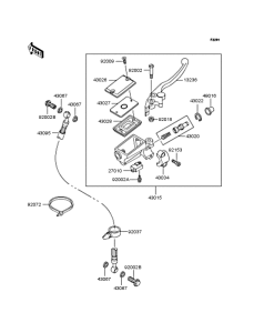 ZR250 Главный тормозной цилиндр