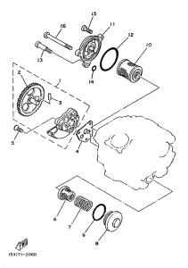 XT125 Масляный насос