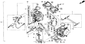 GL1500 Carburetor (assembly)
