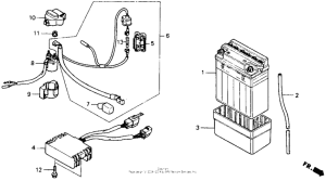 CB125T Аккумулятор