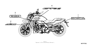 CTX700N DCT Mark + emblem