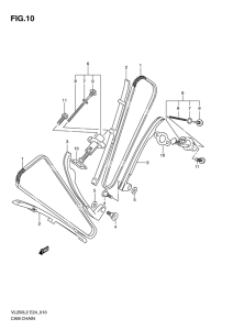 VL250 Держатель направляющей