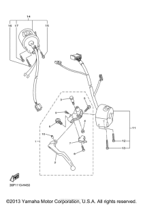 FZ6RZW Рулевые переключатели