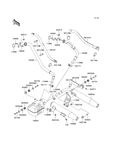 VN1500 Глушитель