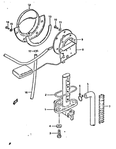 GSX750 Топливный кран