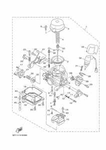 XC50 XC50V Carburetor assy