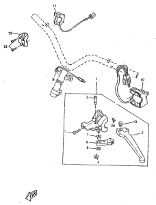 CW50RS Handle switch. lever