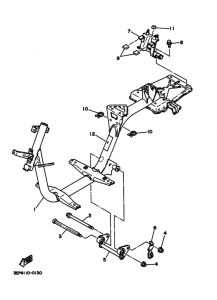 SH50 SH50K Frame comp