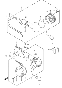 VS800 Поворотники