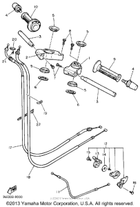 FZR1000WC Handlebar-cable