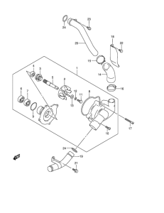 VZ800 Водяная помпа