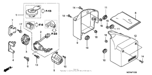 VT750DCA A Боковые обтекатели