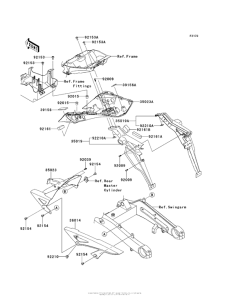ZX1000 Заднее крыло