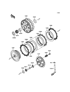VN900 Сцепление