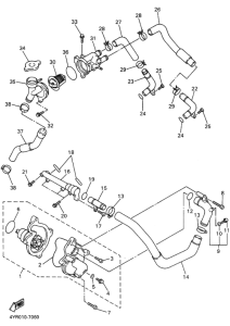 FZ400 Водяная помпа
