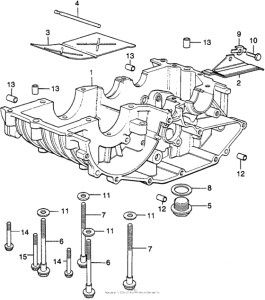 XL250 Lower crankcase
