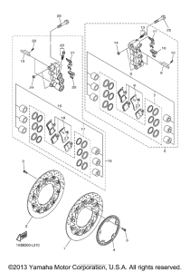 YZF-R1 Передний суппорт