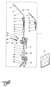 YQ50 Карбюратор