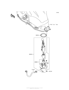 KLE650 Топливный насос