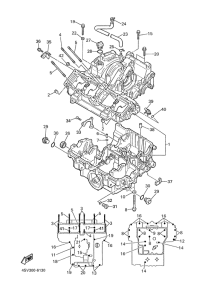 YZF1000R Картер двигателя