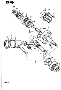 FR80 Вал коленчатый