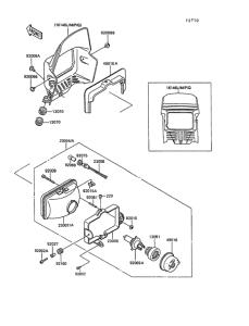 KL250 Head lamp(1 / 2)