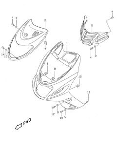 AY50 Front leg shield