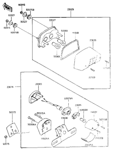 EN450 Taillight unit ass`y