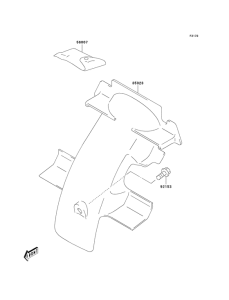 KDX50 Заднее крыло