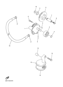 WR450F Масляный насос