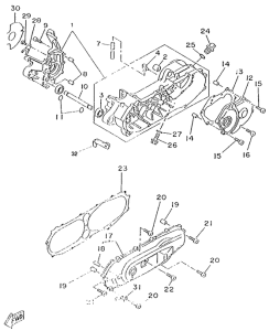 CW50RS Картер двигателя