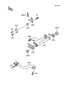KX500 Механизм переключения передач
