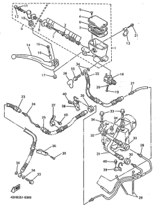 GTS1000A Передний торм. цилиндр 2