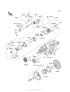 KLE650 Стартер