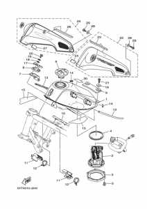 XG250 フユエルタンク